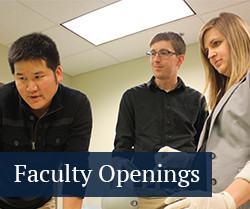 Faculty Openings button